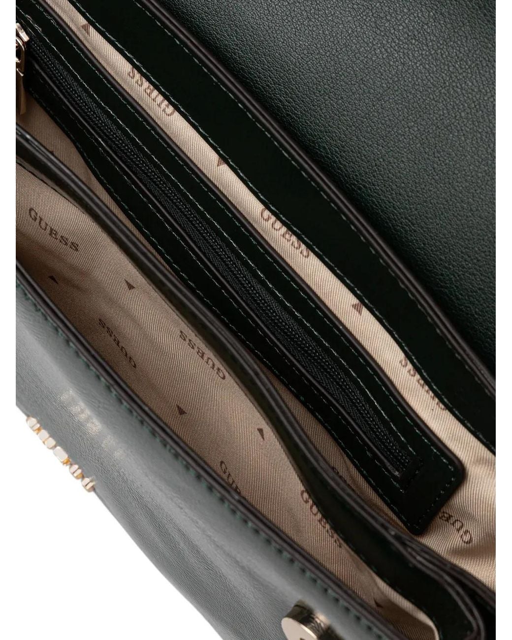 Guess Black Logo-Plaque Cross Body Bag