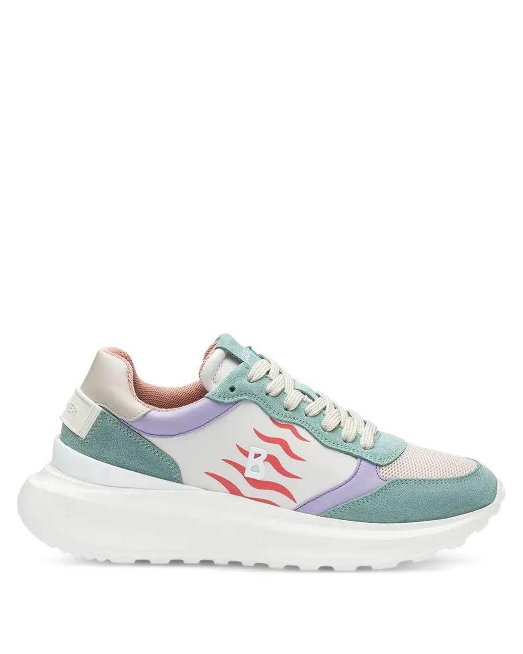 Bogner Blue Flame-Detail Sneakers