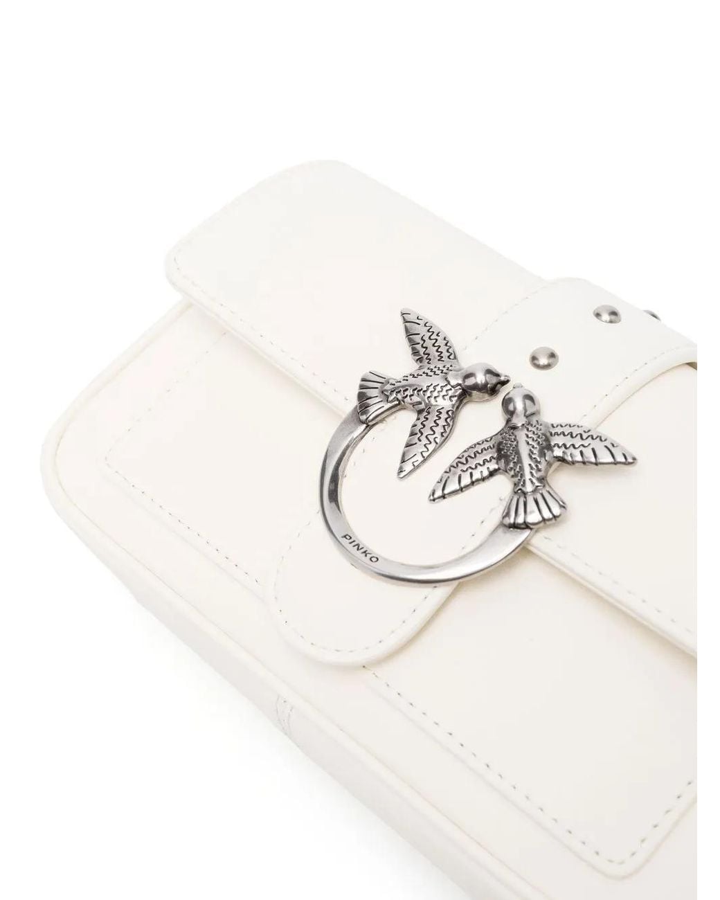 Pinko White Small Pocket Bag Love Bag One Simply
