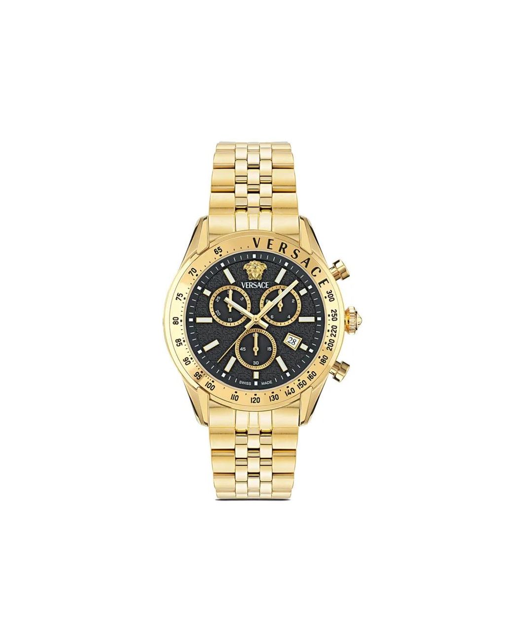 Versace Chrono Master Armbanduhr 44Mm in Metallic für Herren