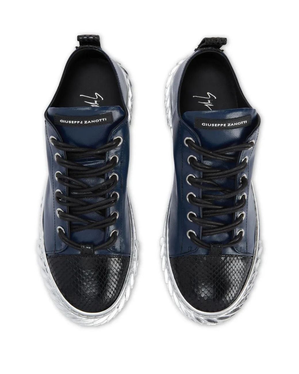 Giuseppe Zanotti Blabber Sneakers Mit Schnürung in Blue für Herren
