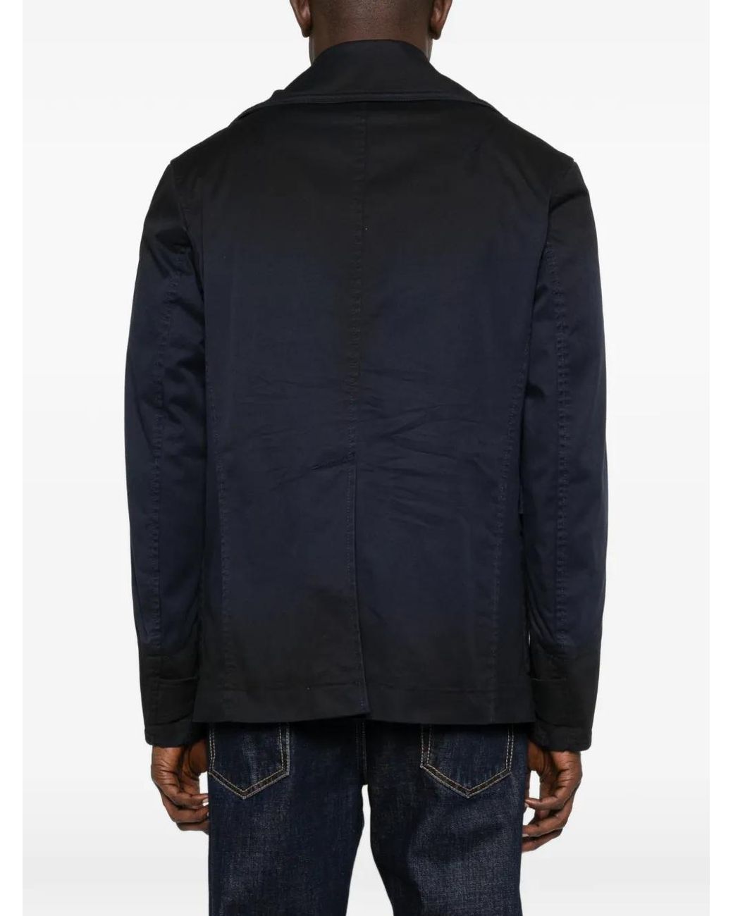 Abrigo Sailor Con Doble Botonadura DSquared² de hombre de color Blue
