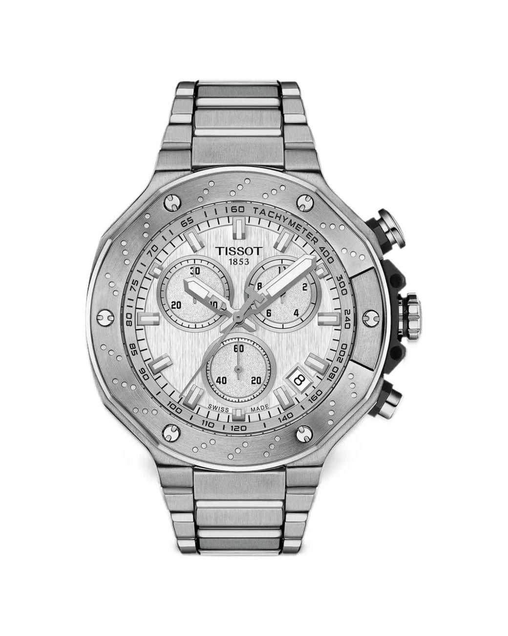 Tissot Gray T-Race 45Mm Chronograph Watch for men
