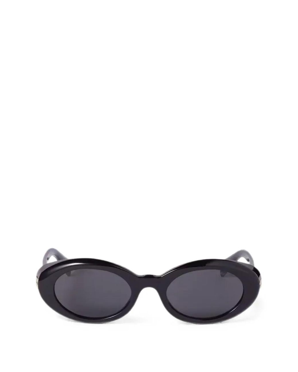 Miu Miu Black Geometric-Frame Sunglasses