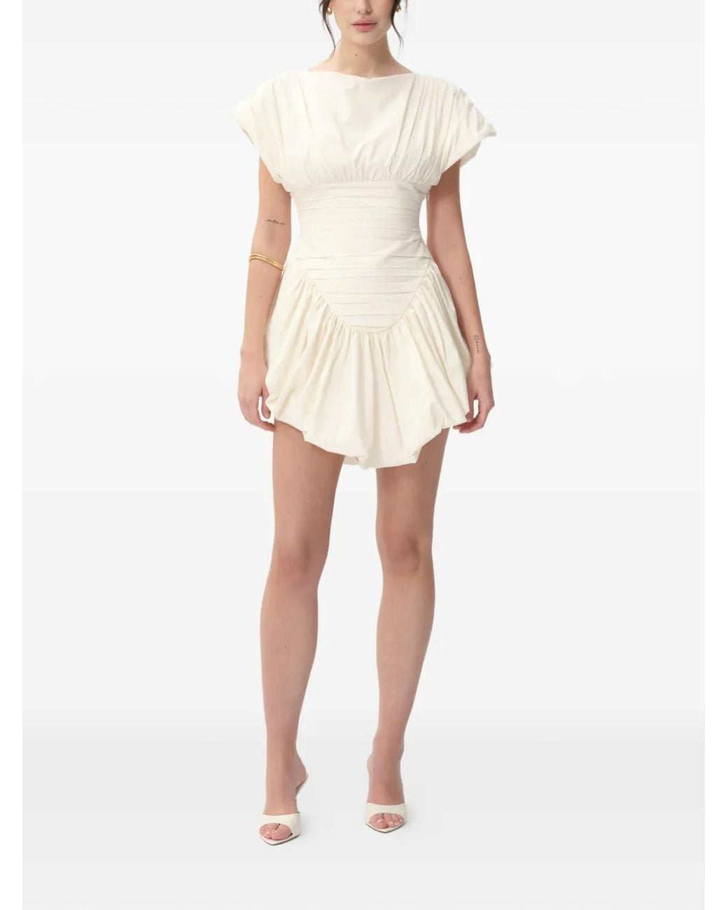Concepto Natural Sundown Draped Mini Dress