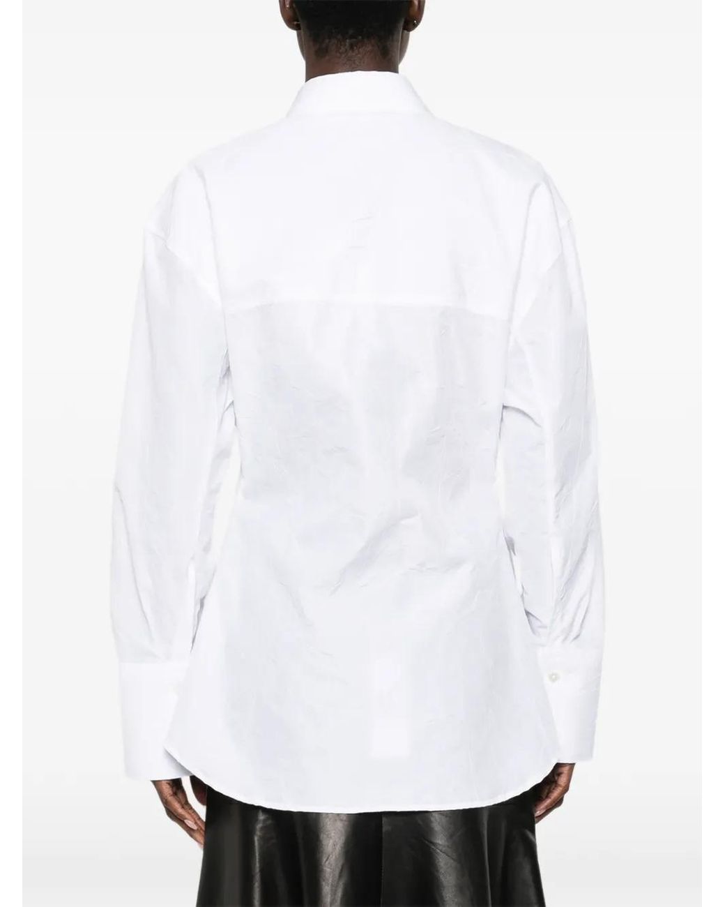 Rohe White Crinkled Shirt