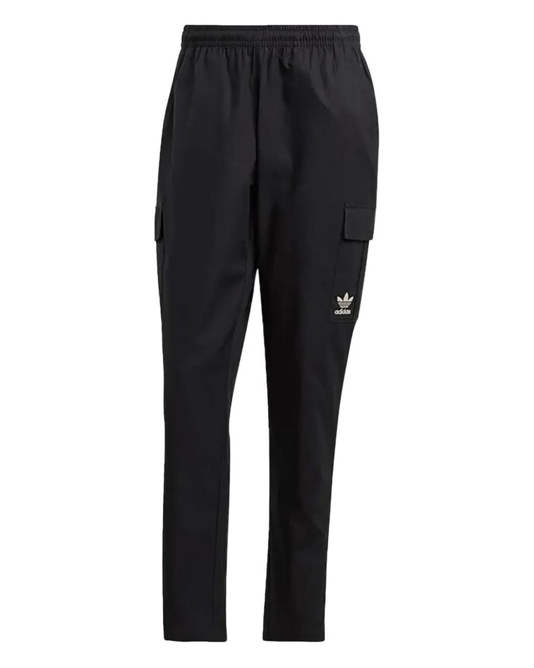 Adidas Black Enjoy Summer Ripstop Cargo Trousers for men