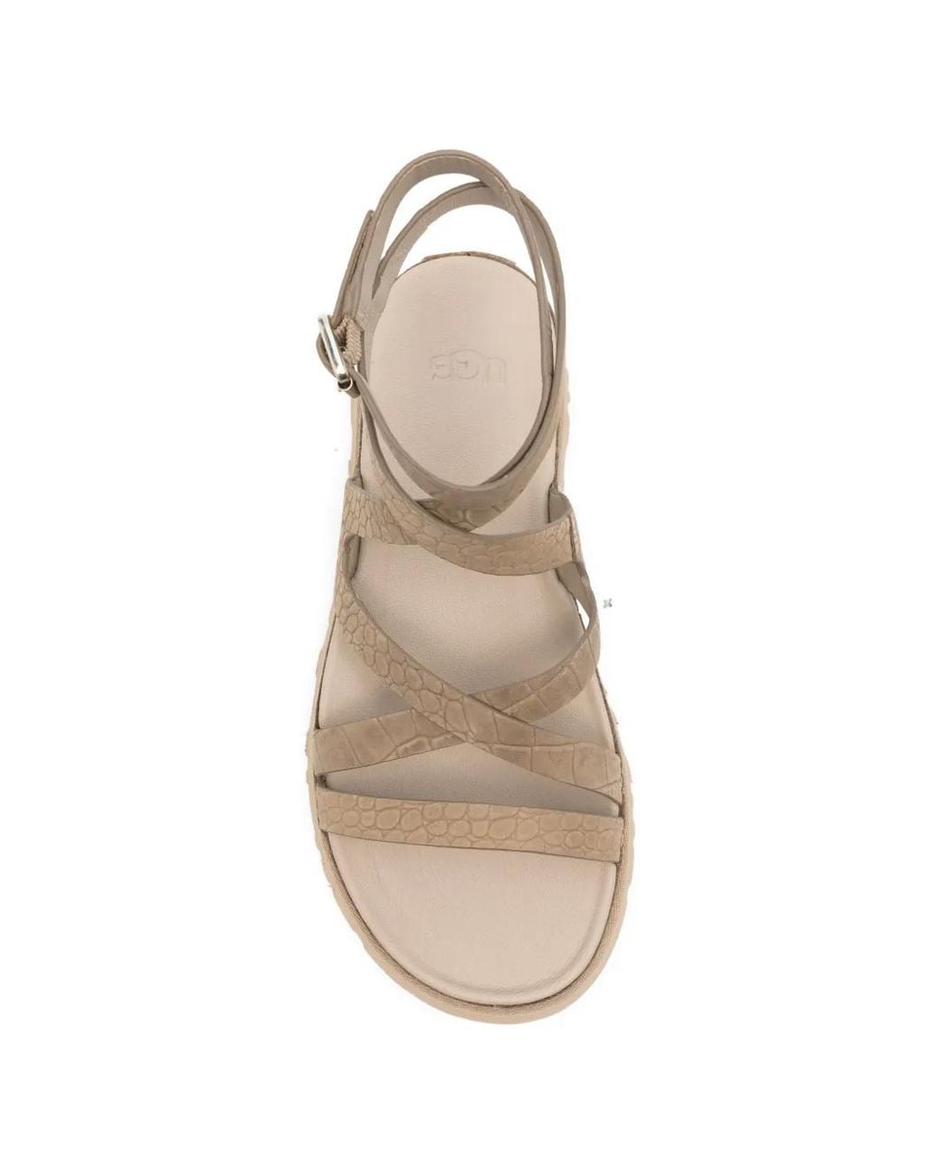 Ugg Natural W Goldengaze Embossed Ankle Wrap