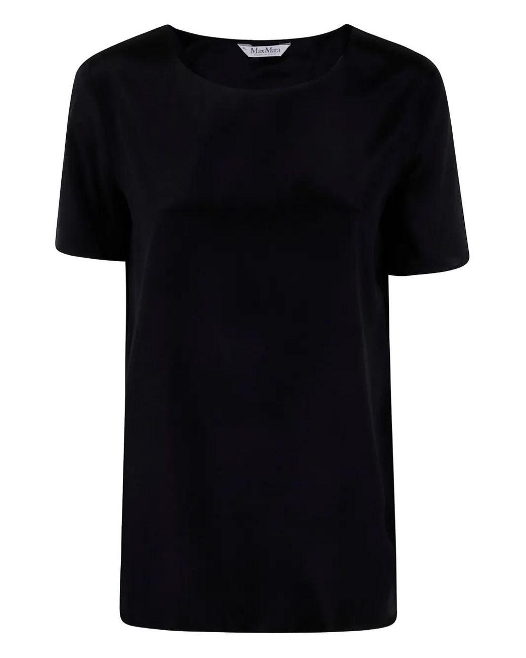 Max Mara Black Short-Sleeve Top