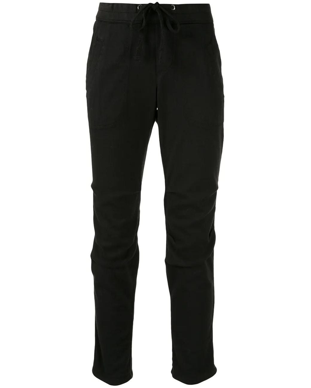 James Perse Black Slim Fit Trousers