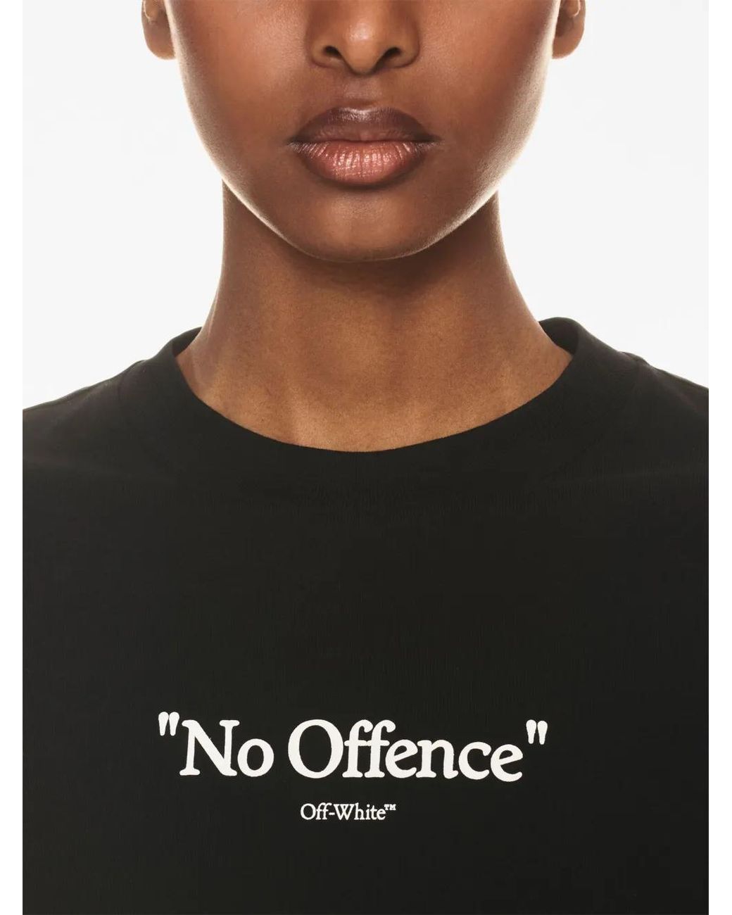 Off-White c/o Virgil Abloh Black Slogan-print Cotton T-shirt