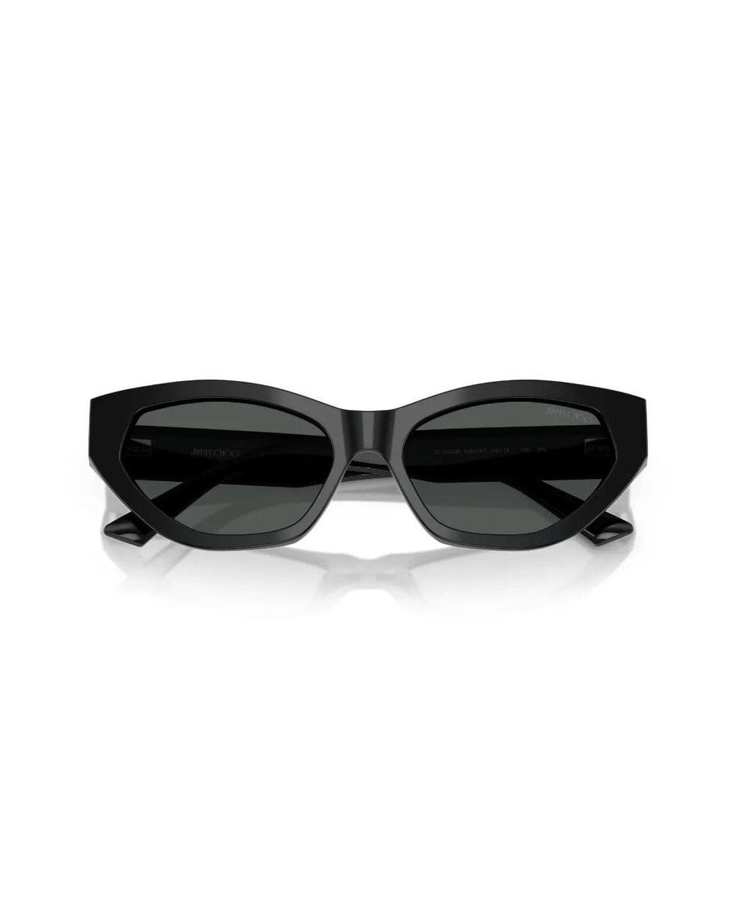 Jimmy Choo Black Cat-Eye Frame Sunglasses