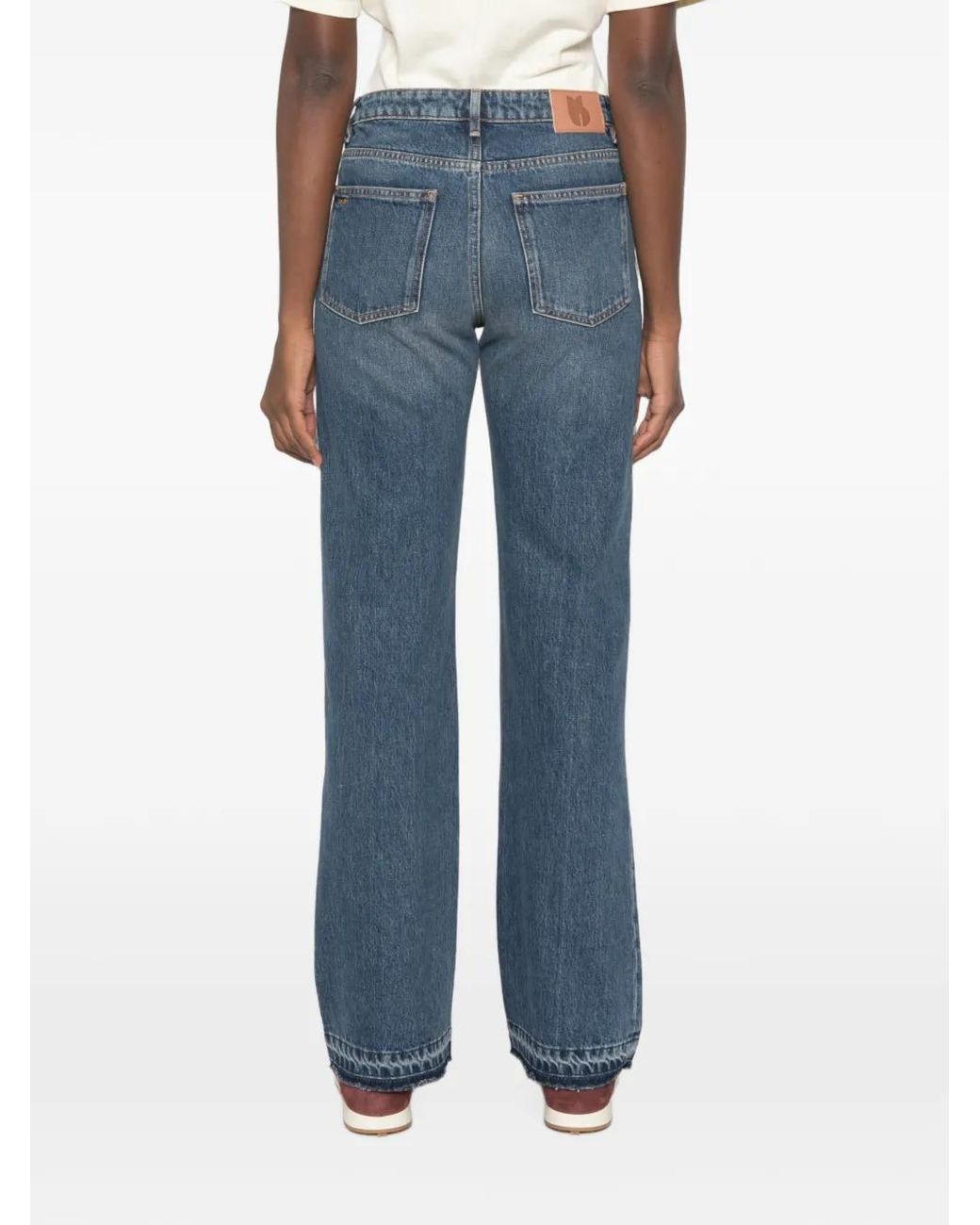 Ba&sh Blue Ivan Straight-Leg Jeans