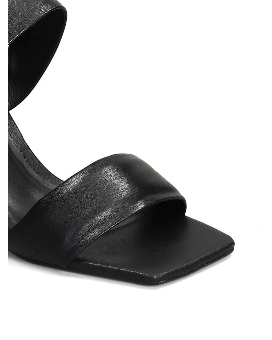 Carrano Black 90Mm Leather Sandals