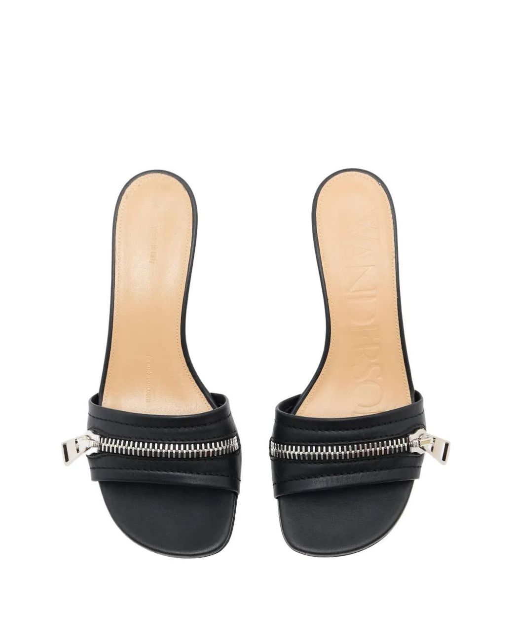 J.W. Anderson Black Leather Sandals