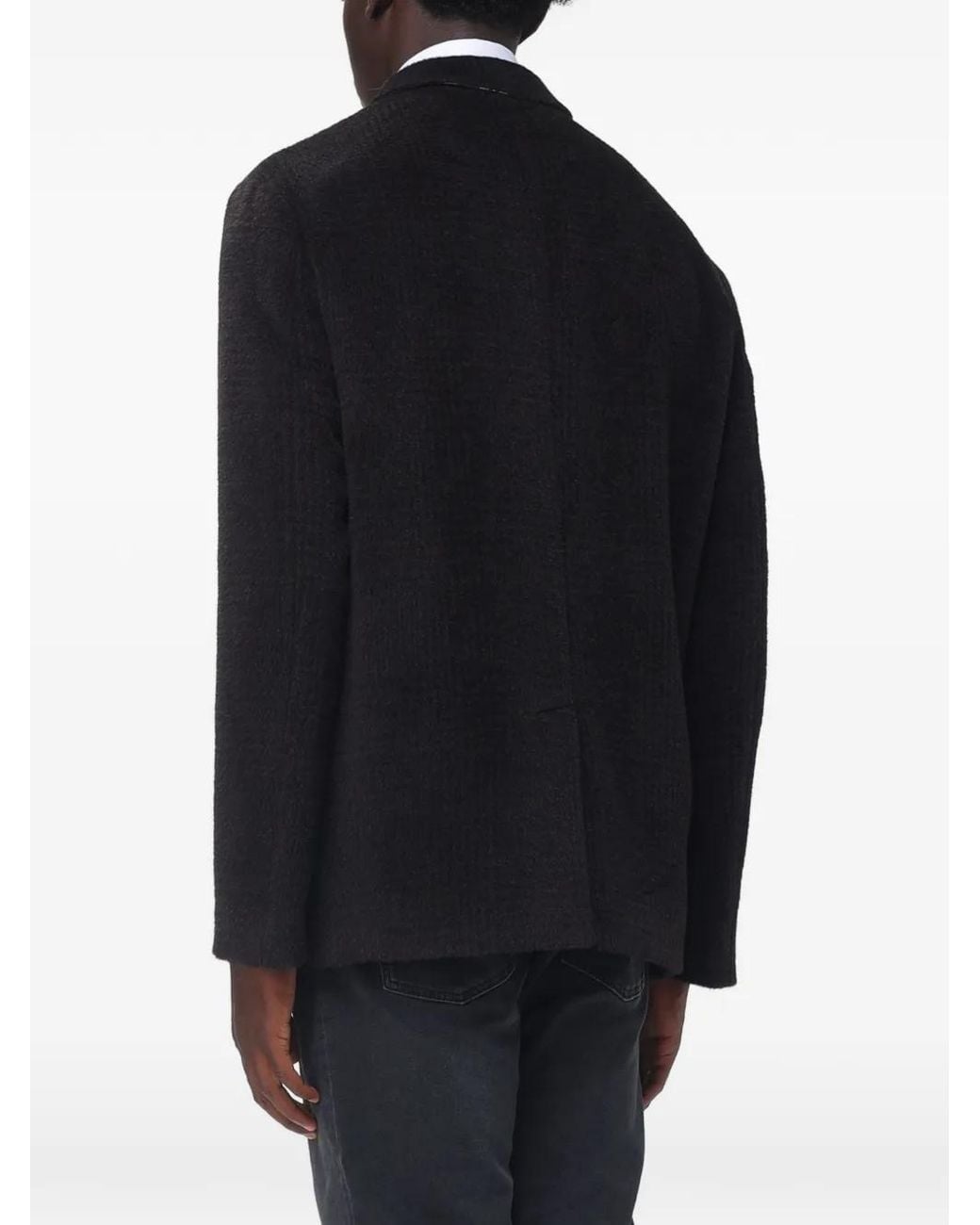 Etro Blue Wool-Alpaca Blend Jacket for men