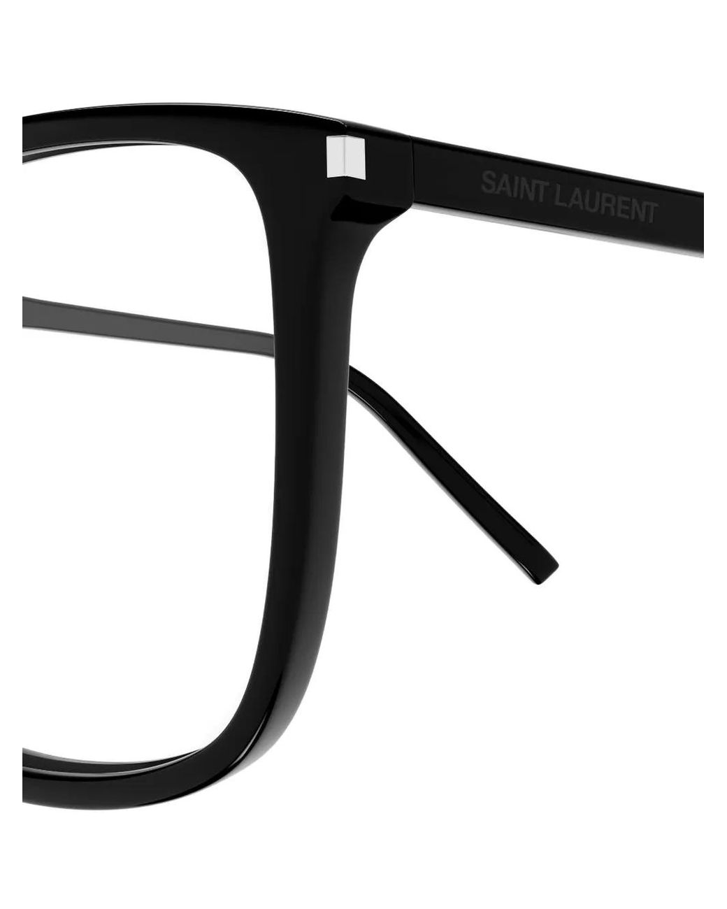 Saint Laurent Brown Geometric Glasses