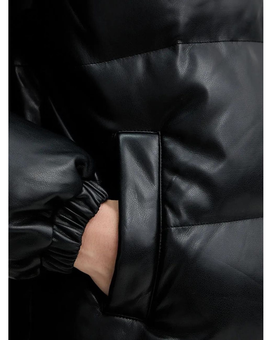 Levi's Black Noe Western Zip-Up Puffer Jacket