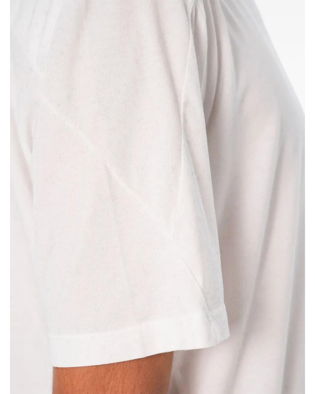 Transit White T-Shirt À Manches Courtes for men