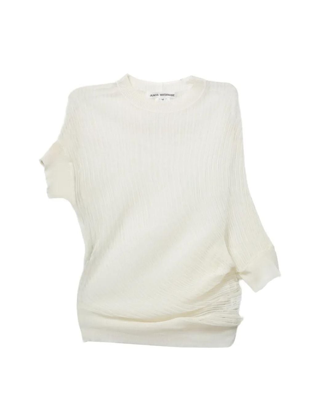 Junya Watanabe White Mesh T-Shirt