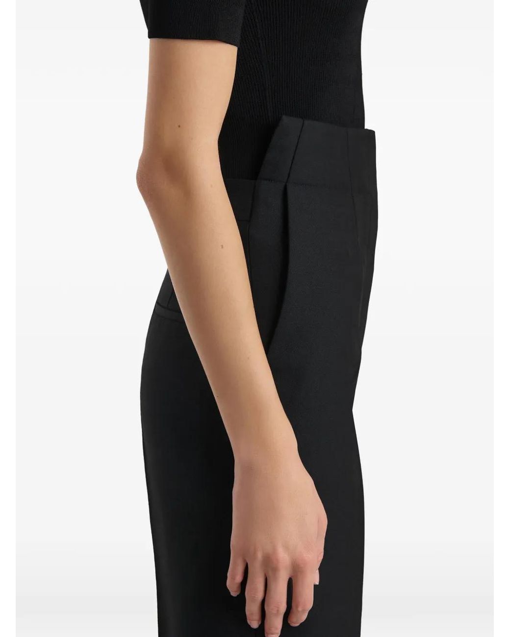 Khaite Black Raelle Shorts