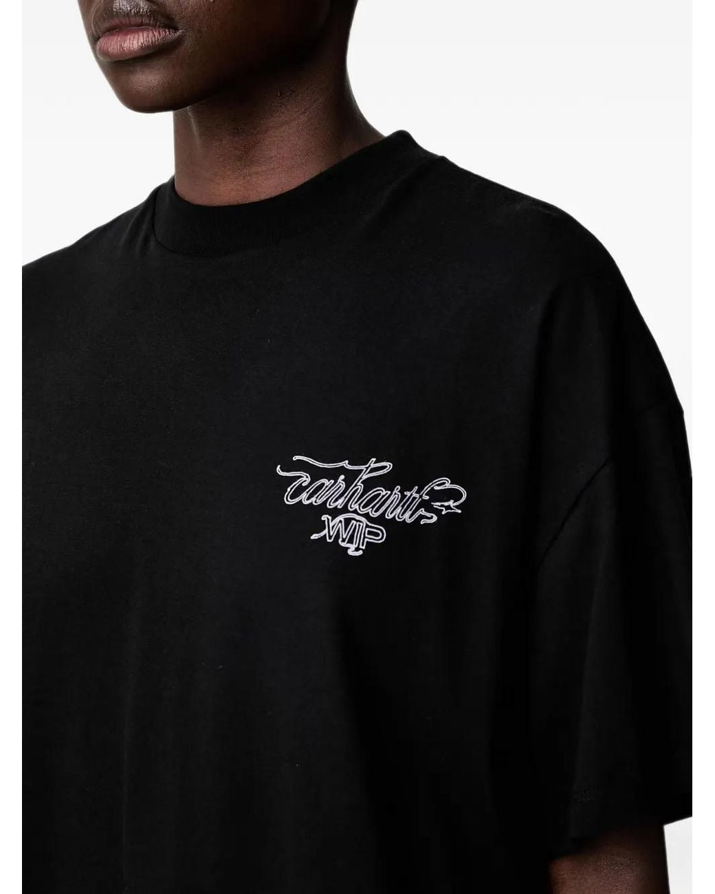 Carhartt Black S/S Julia Klenovsky Graphic-Print T-Shirt