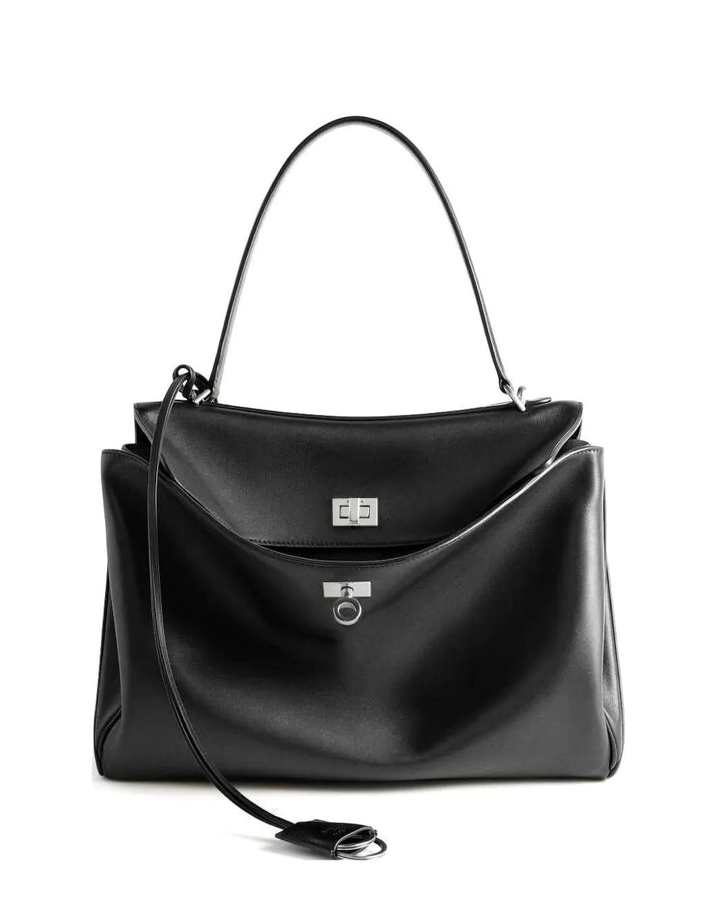 Balenciaga Black Rodeo Handbag Medium