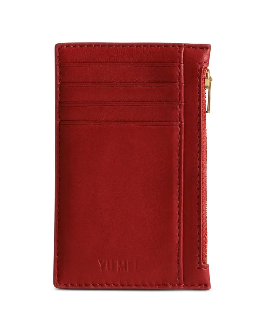 Yu Mei Red Frank Cardholder