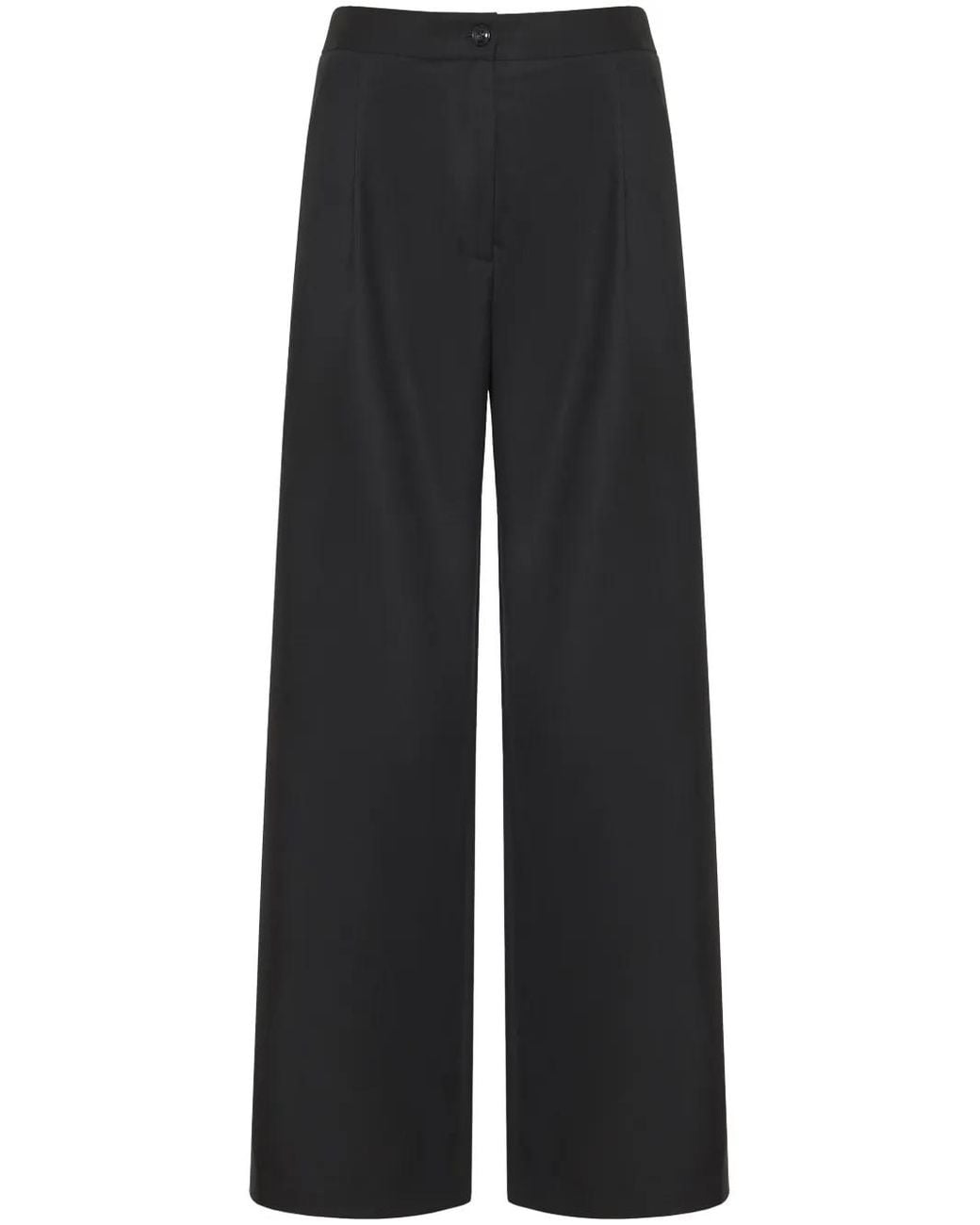 Barba Napoli Black Straight-Leg Trousers for men