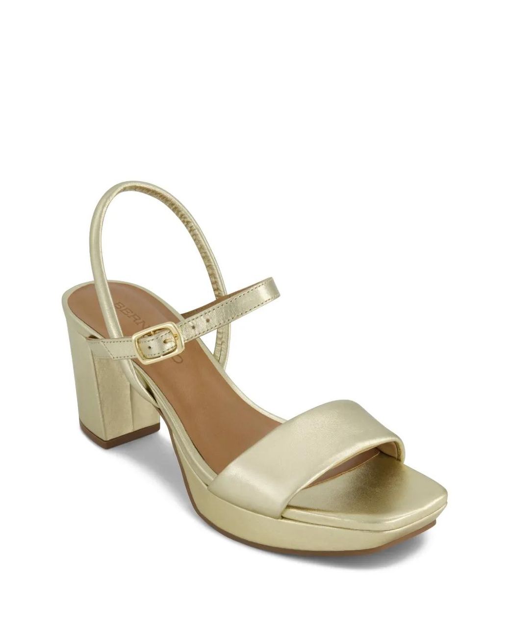 Bernardo Metallic Canto Leather Sandals