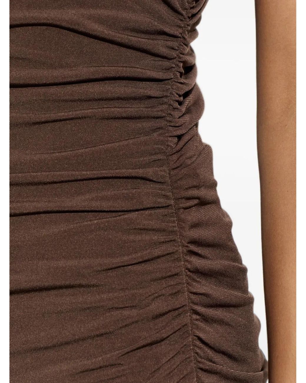 Gestuz Brown Gzsaily Ruched Tank Top