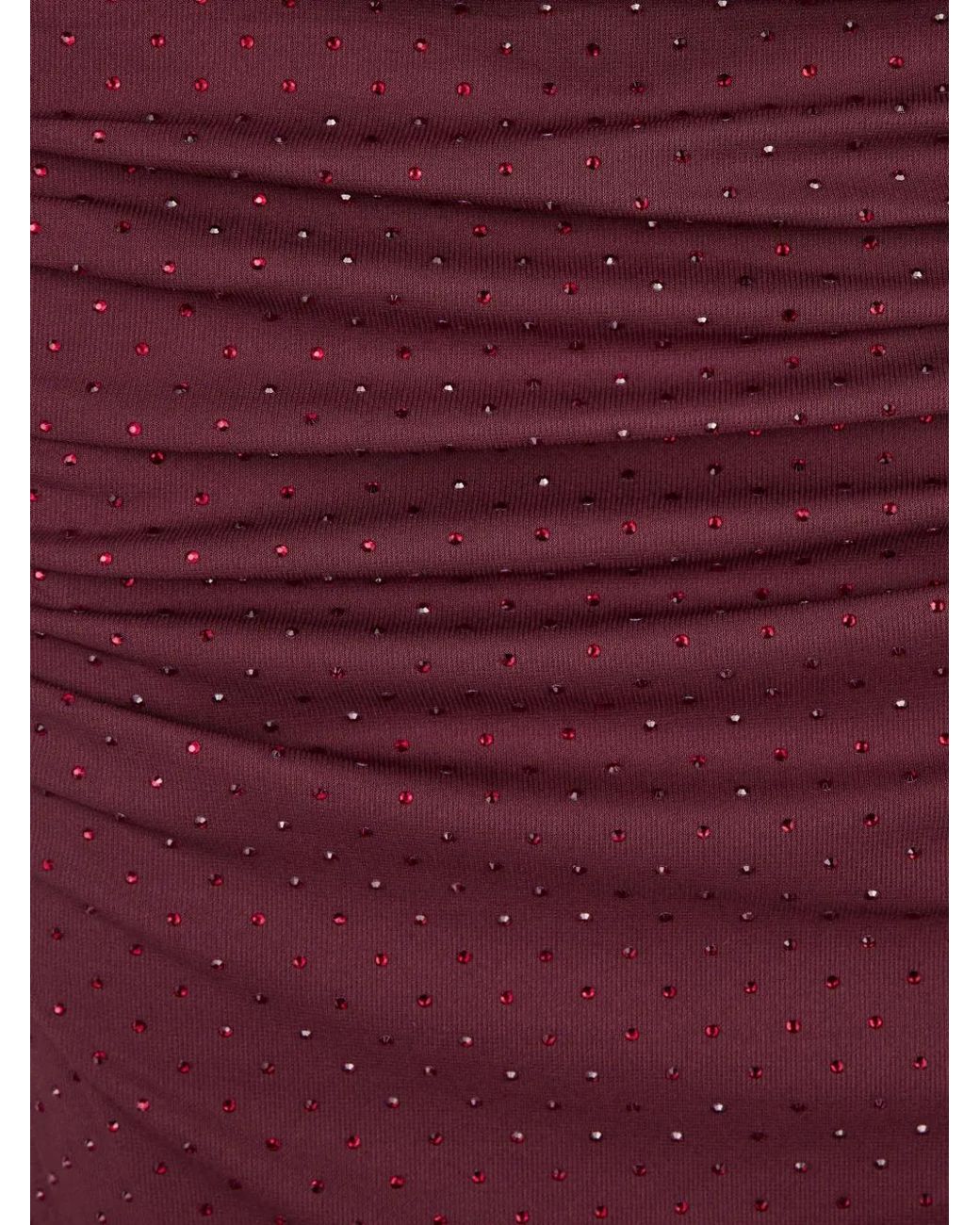 ROTATE BIRGER CHRISTENSEN Purple Maxi Halterneck Dress