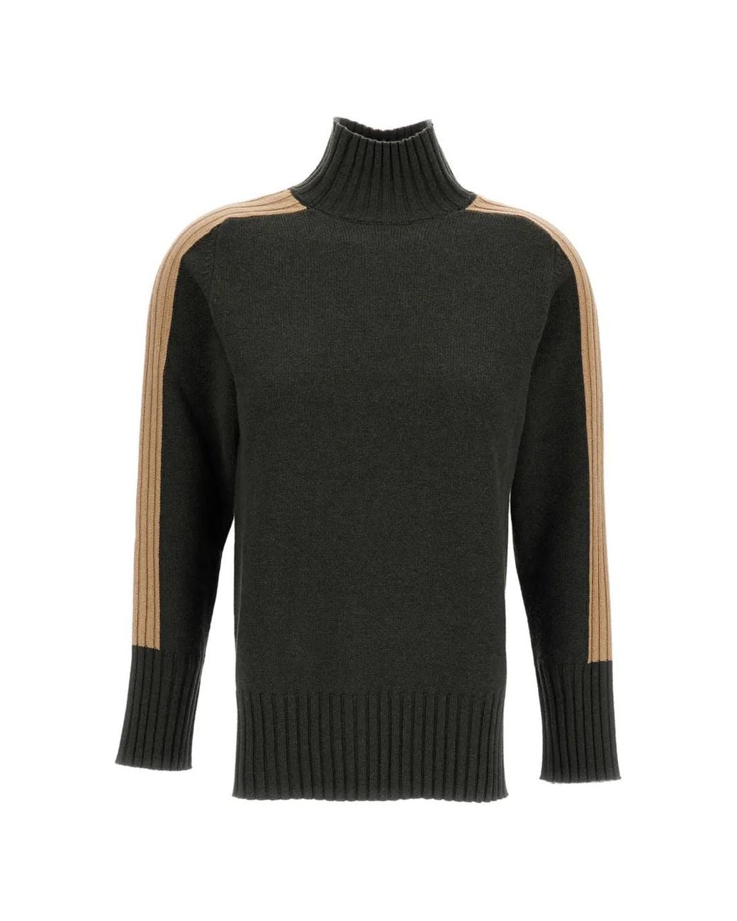 Lorena Antoniazzi Black Pull Colour Block À Col Montant
