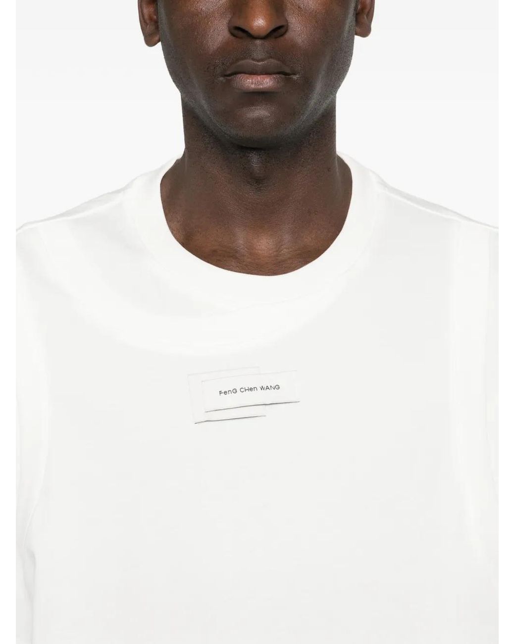 Feng Chen Wang White Short-Sleeve T-Shirt