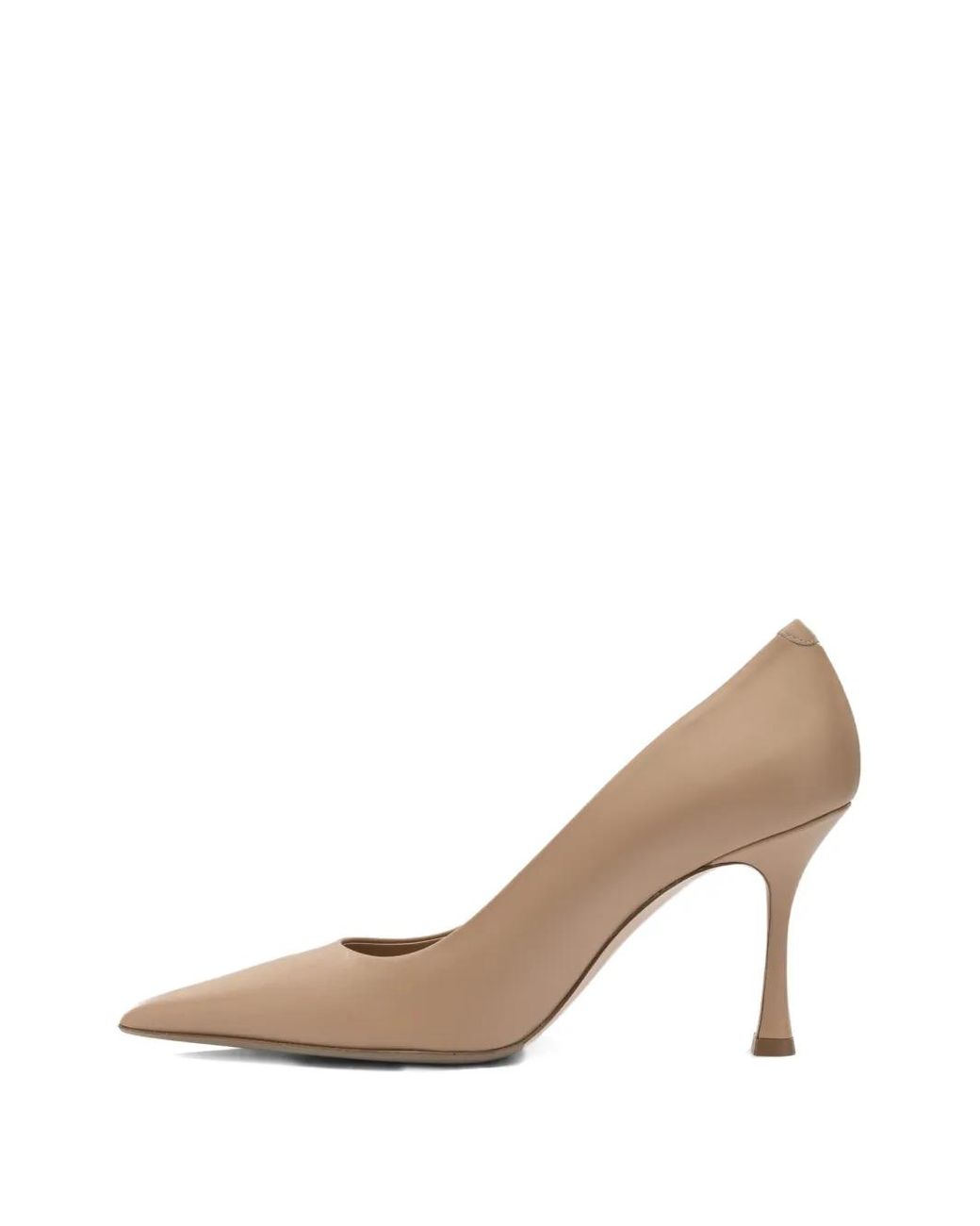 Sergio Levantesi White Diva Pointed-Toe Heeled Pumps