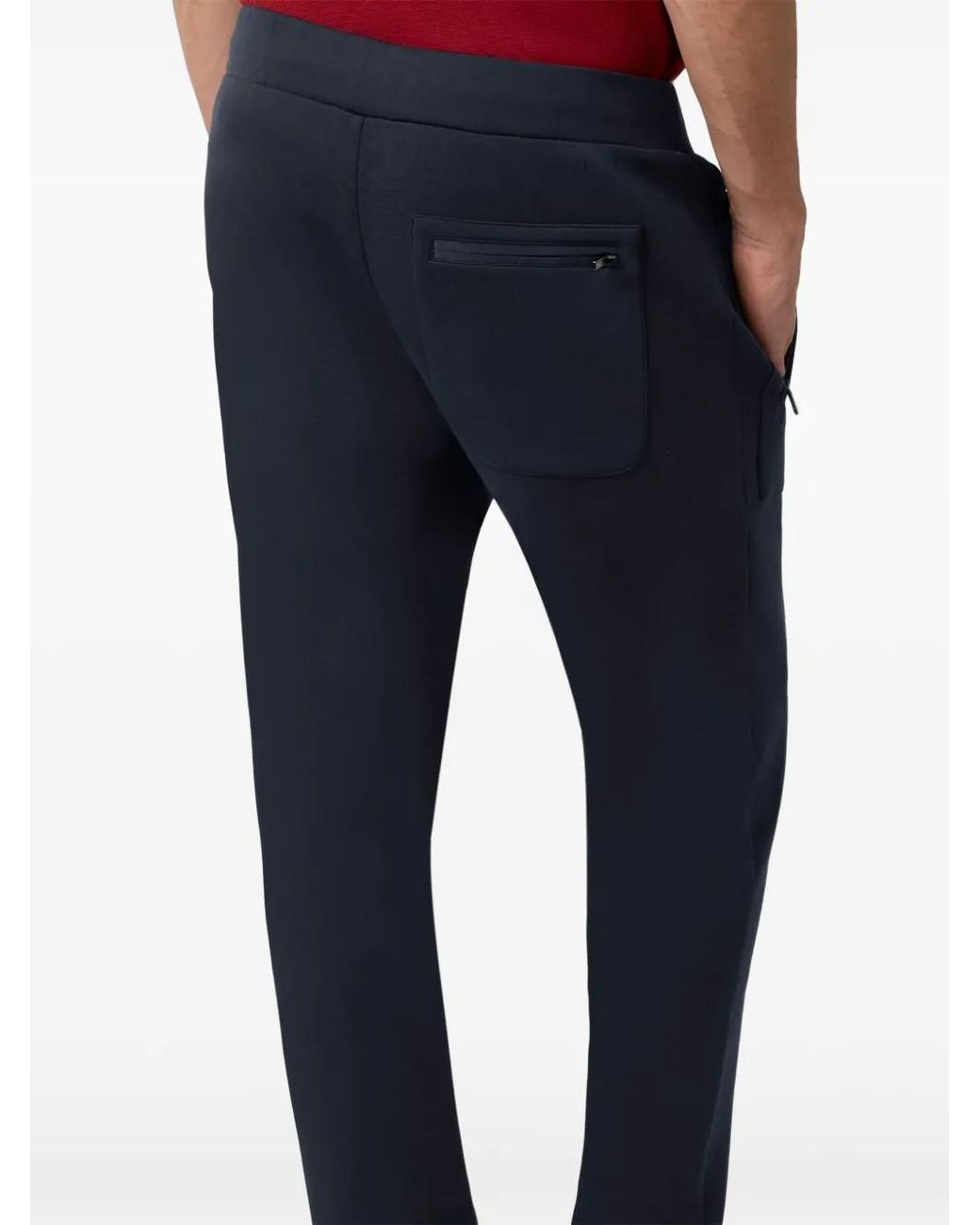 Paul & Shark Blue Panelled Track Pants for men