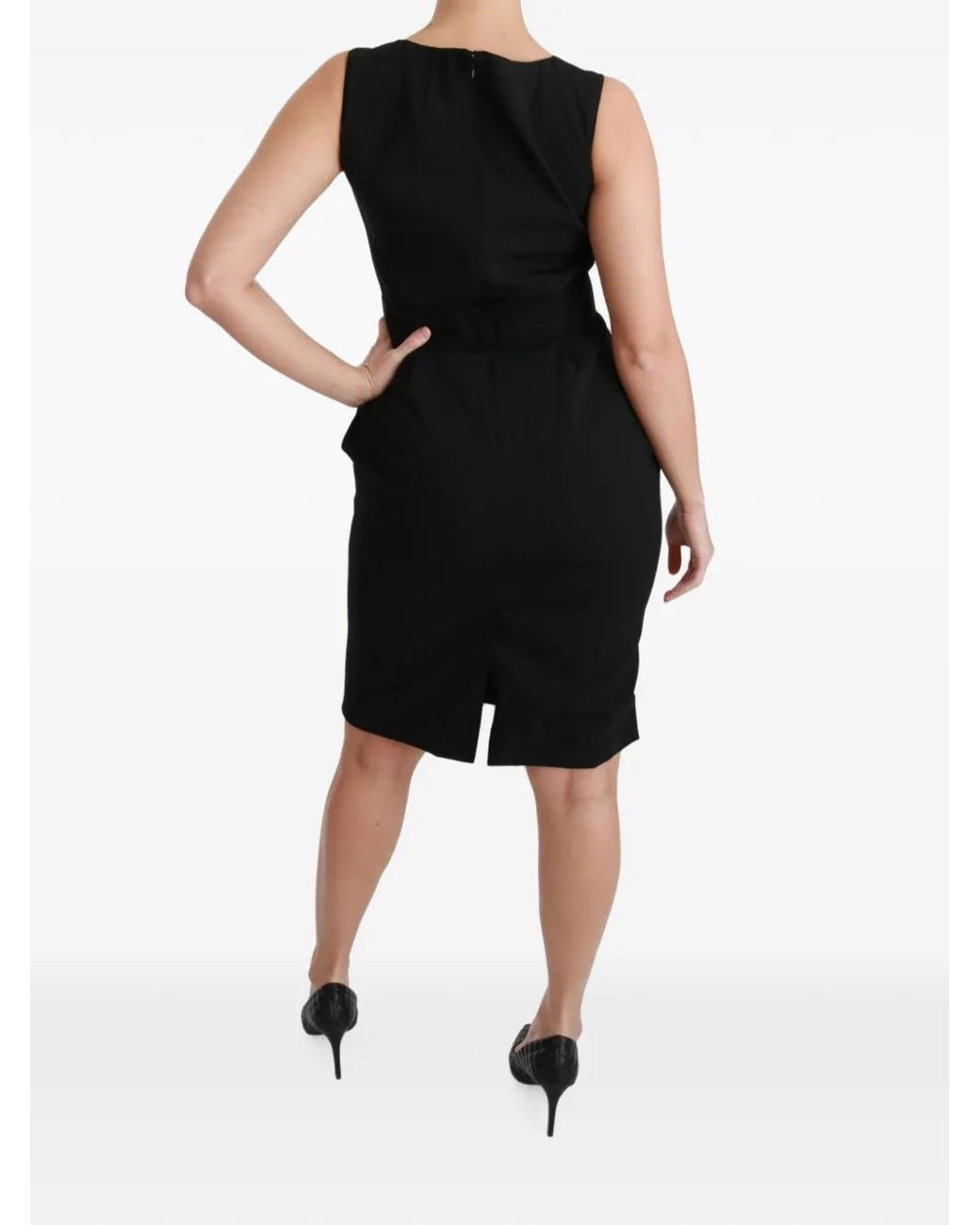 Dolce & Gabbana Black Sleeveless Mini Dress