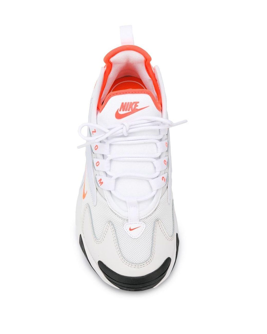 Nike Leather Off-white And Orange Zoom 2k Sneakers | Lyst Australia
