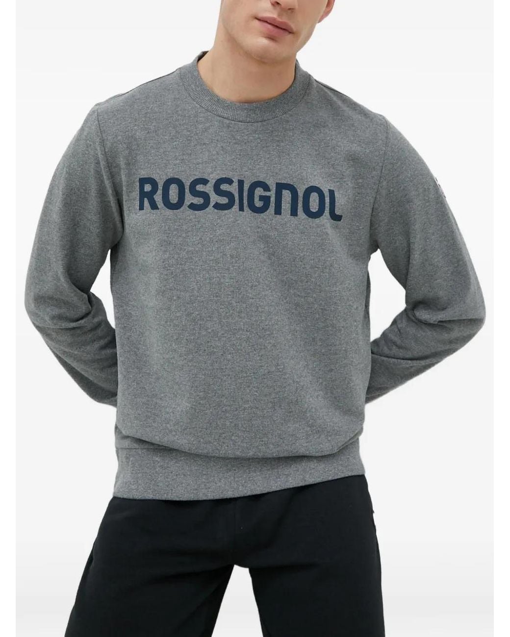 Rossignol Gray Logo-Print Sweatshirt for men