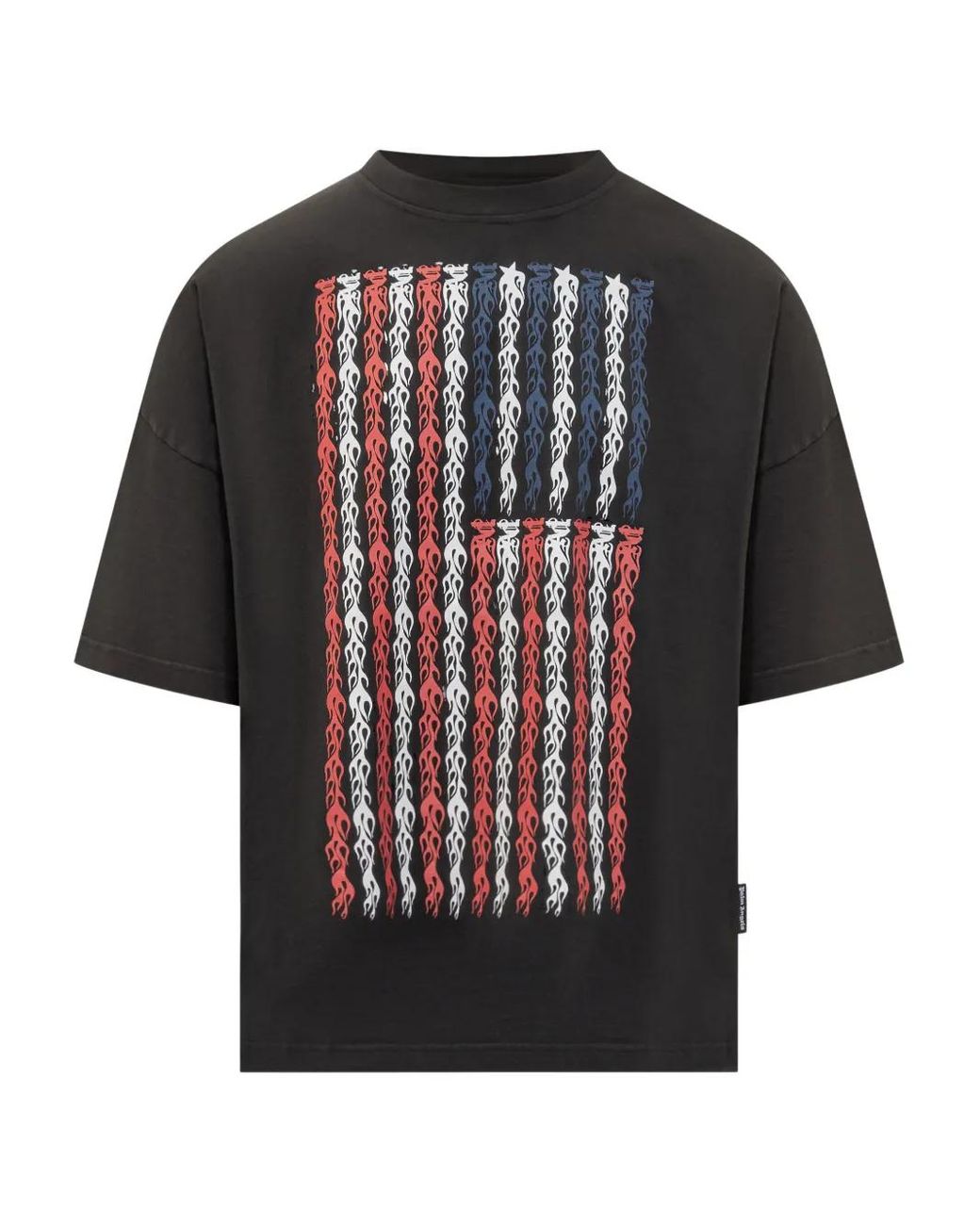 Palm Angels Black T-Shirt Imprimé for men