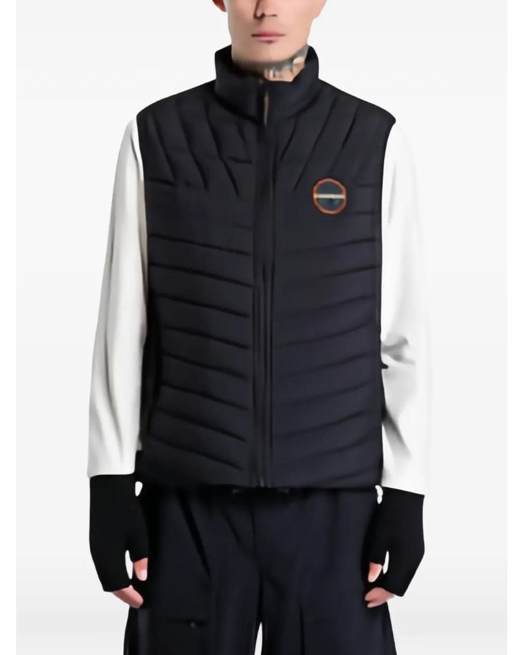 Napapijri Blue Lapaz Quilted Gilet for men