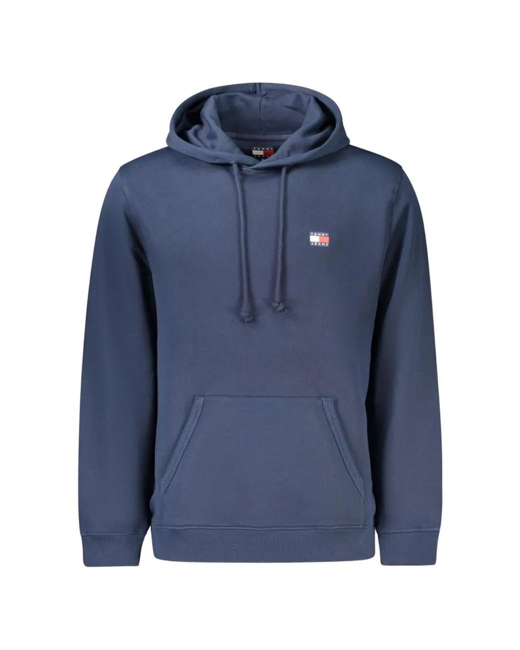 Tommy Hilfiger Blue Hoodie À Patch Logo for men