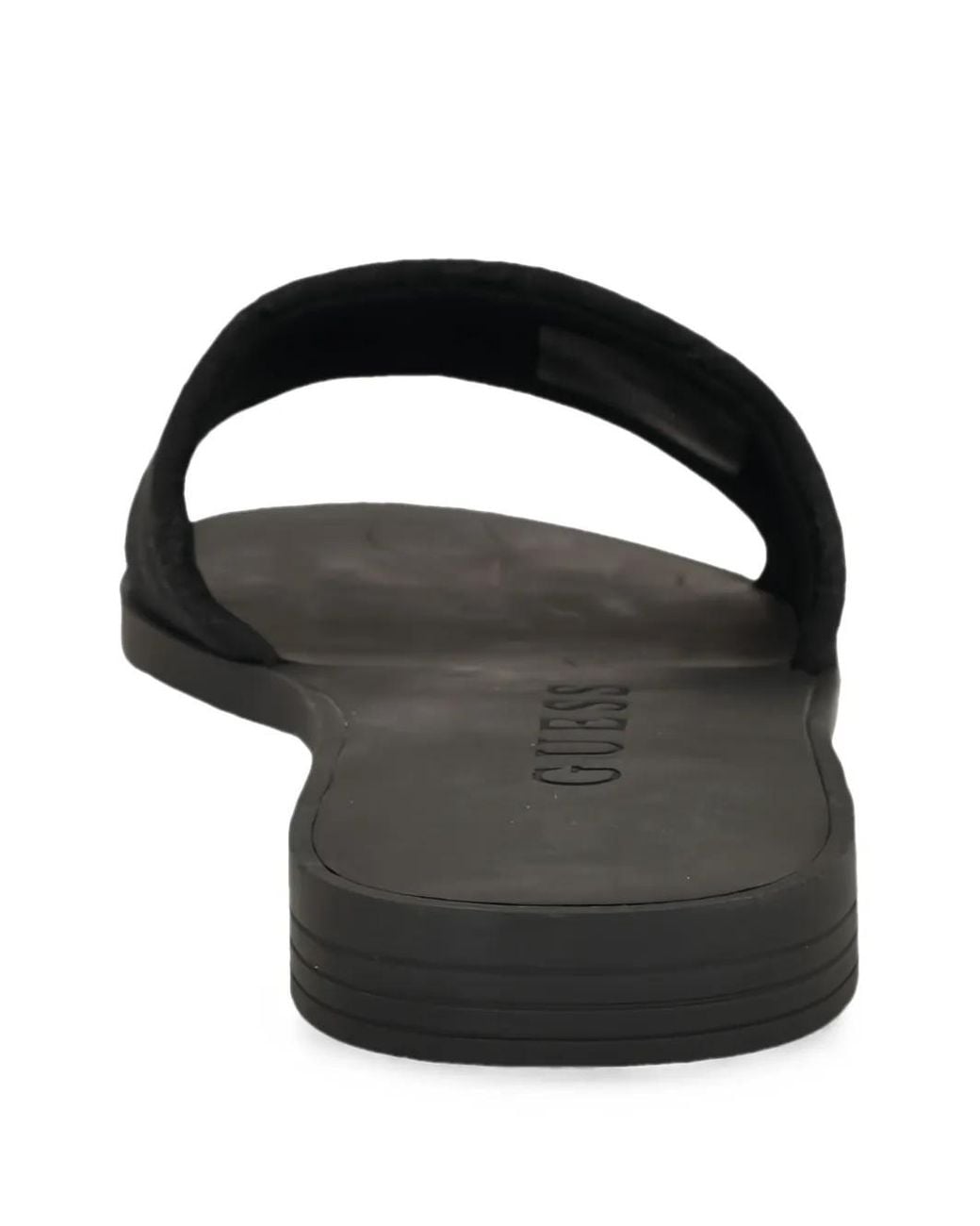 Guess Black Elysone Logo Sandals