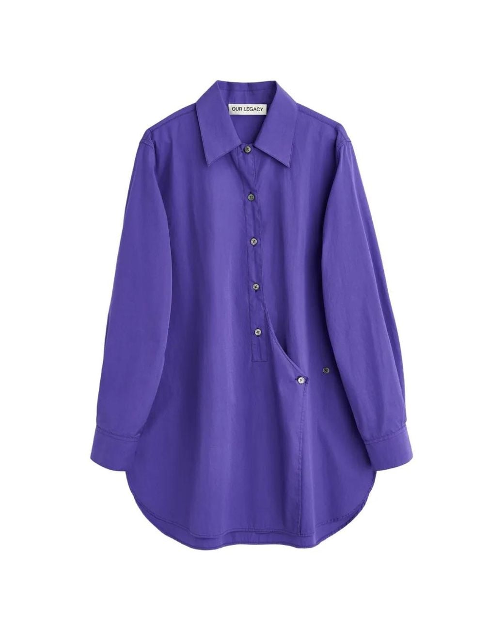Our Legacy Purple Wave Shirt