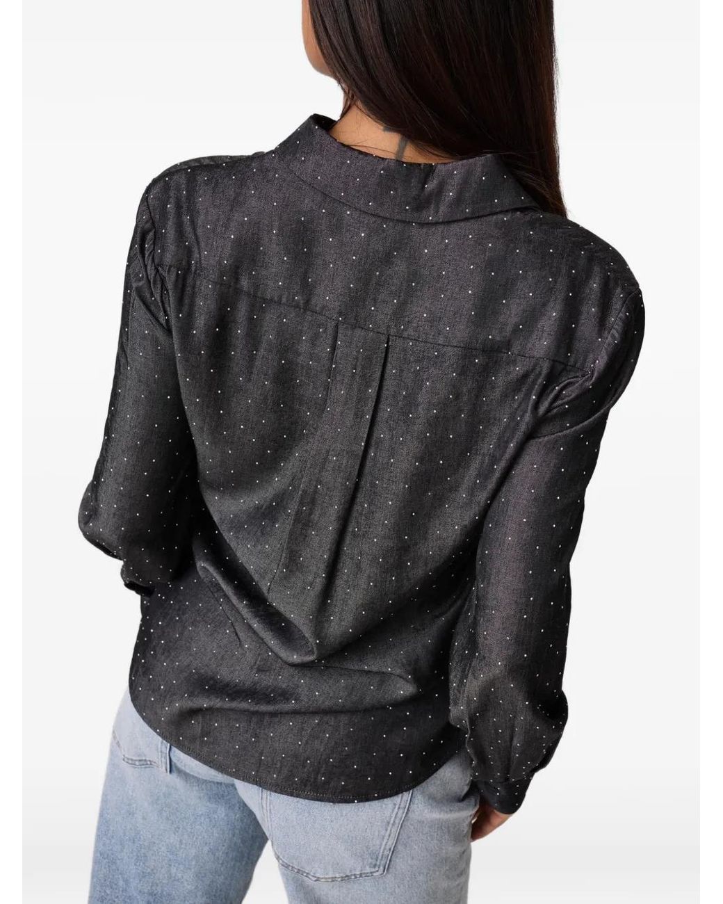 Guess Black Studded Shirt