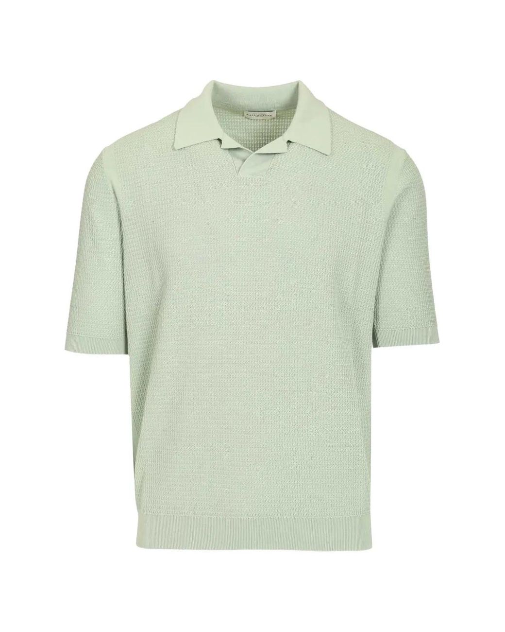 Ballantyne Green Waffle-Knit T-Shirt for men