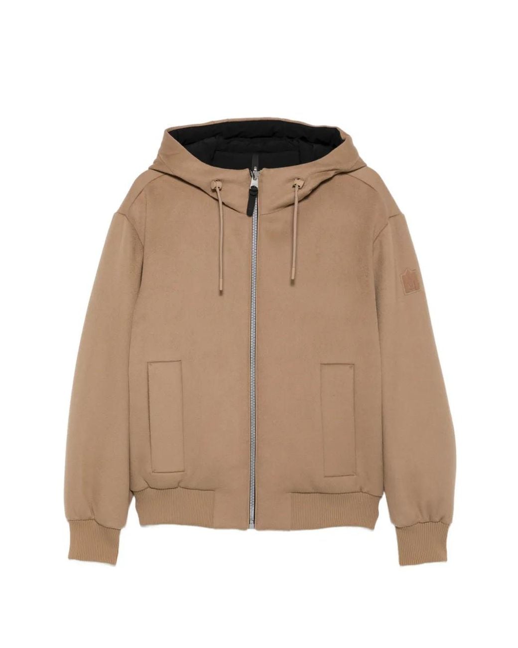 Mackage Natural Niko Logo-Patch Hooded Jacket for men