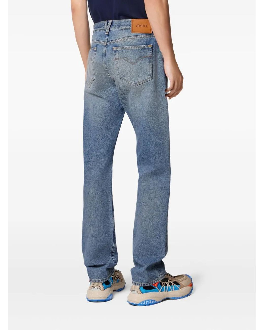 Versace Blue Medusa Biggie Jeans for men