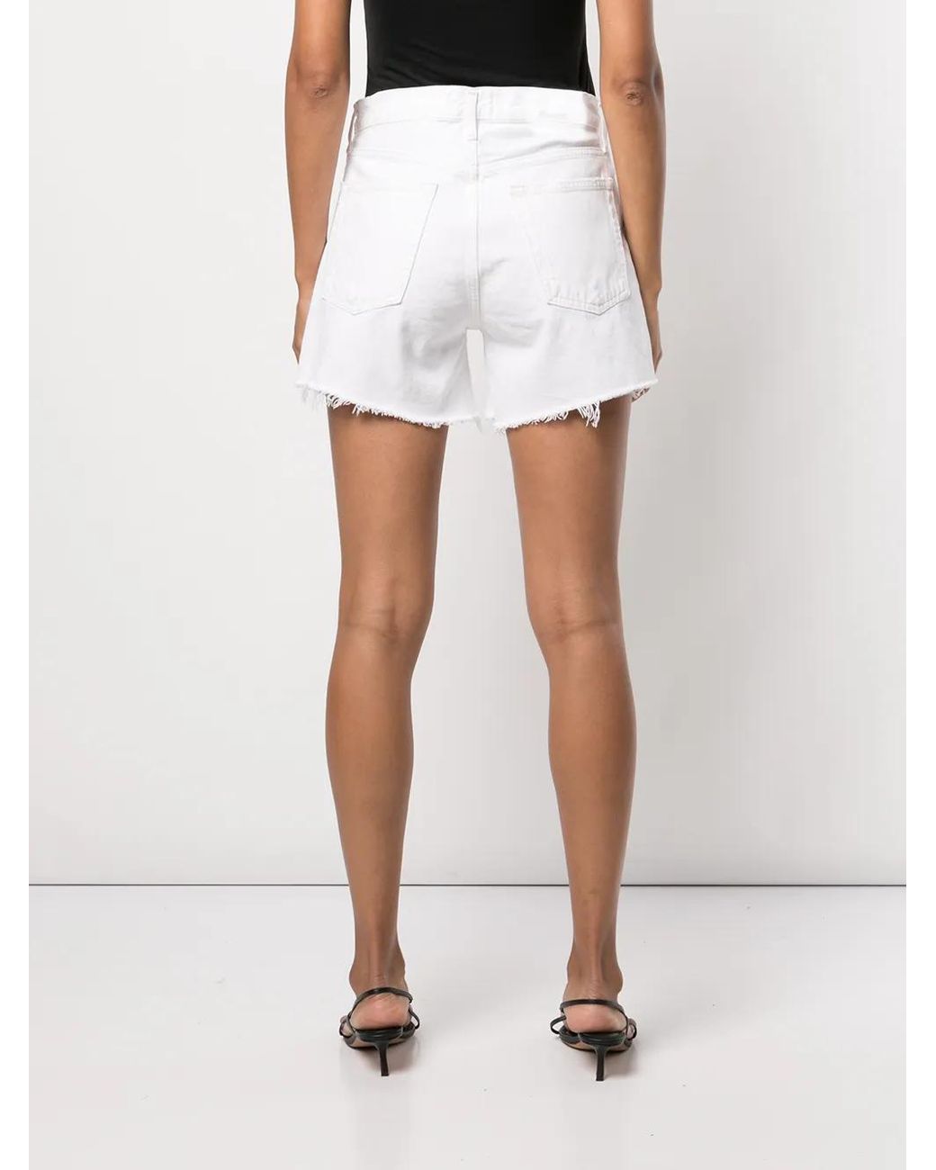 Agolde White Shorts