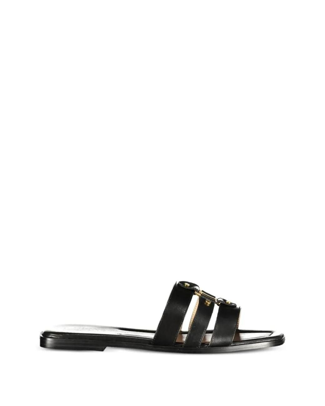 Twinset White Leather Sandals